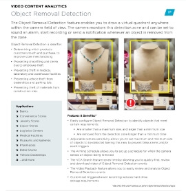 Object Removal Detection in White Stone,  VA